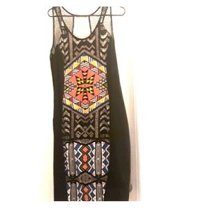 BUNDLE IT!! XXL TRIBAL PRINT KNIT BODYCON